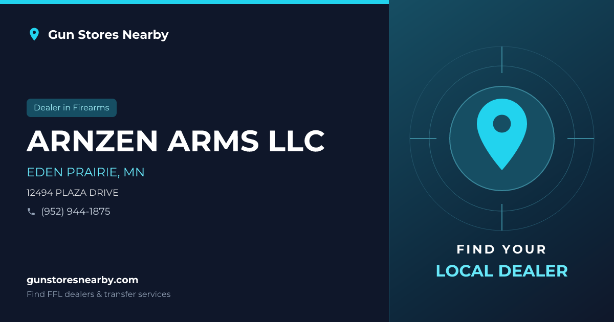 Arnzen Arms LLC - Dealer in Firearms in Eden Prairie, MN | Gun Store ...